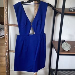 mini dress with cutouts